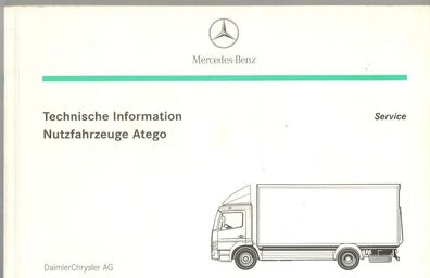 Technische Informationen Nutzfahrzeuge Atego Mercedes Benz