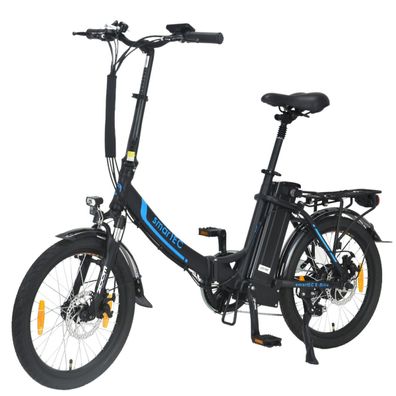 smartEC E-Klapprad Camp-20D Falt E-Bike 20 Zoll (Schwarz)