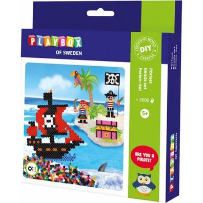 Playbox Bügelperlen Set Piraten 2000Stück