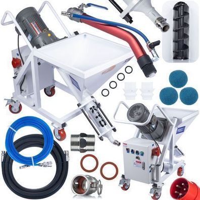Rosfix Spritzmaschine MultiSpray PRMS3.7 – 3,7 kW | 80L Tank | für Putz, Farbe