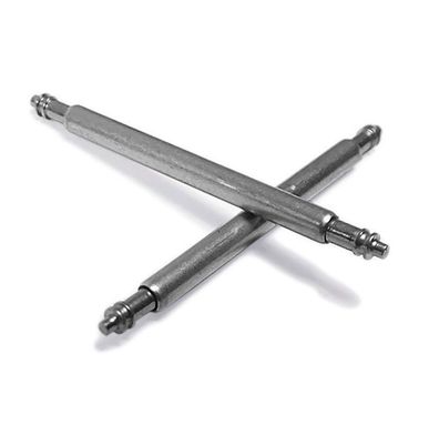 Junghans | 2x Federstege Stifte Edelstahl silbern | 015/1505 015/1502