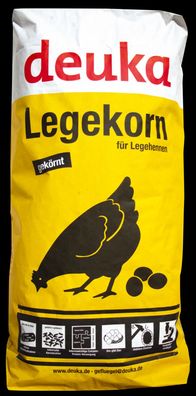 0,97€/kg) Legekorn 25 kg Deuka Hühner Hennen Legehennen Legemehl gekörnt