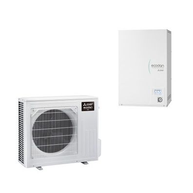 Mitsubishi Eco Inverter 4KW Wärmepumpen Set 9.22 Heizen/Kühlen