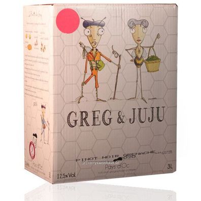 Domaines Robert Vic BIB(3L) Rosé GREG & JUJU IGP 3.00 Liter