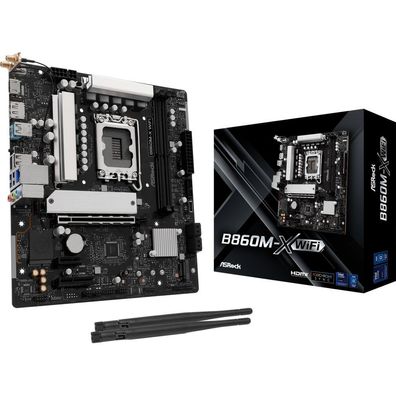 ASRock B860M-X WiFi, 1851 mATX HDMI/DP, DDR5