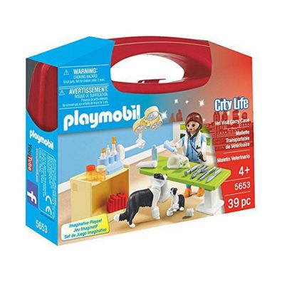 Playmobil 5653 City Life Tierarztpraxis zum Mitnehmen, Konstruktionsspielzeug