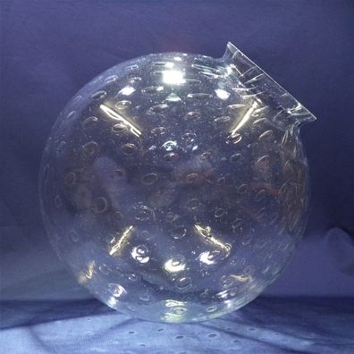 Kugel Blasenglas Klarglas Ersatzglas f. Außenleuchten Ø300mm, Kragen Ø100mm
