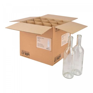 Weinflaschen-Karton 12er