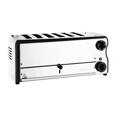 Rowlett Esprit 6 Slot Toaster Chrom Mit 2 Zusätzlichen Elementen Und Sandwichkäfig