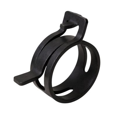 Federbandschelle schwarz 12mm Bandbreite / (Spannbereich) 18,0 - 19,0 mm