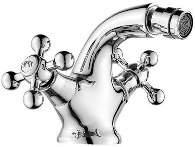Bidetarmatur Wasserhahn STILO Bidetmischer für Badezimmer in Chrom Wasserhahn