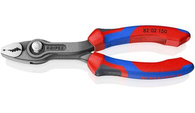 KNIPEX 82 02 150 TwinGrip Frontgreifzange 150 mm mit Comfort-Griffen