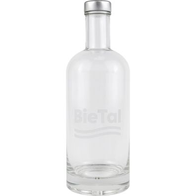 BieTal® Glas Trinkflasche Style Bottle Flasche 750ml Drehverschluss für Sprudel