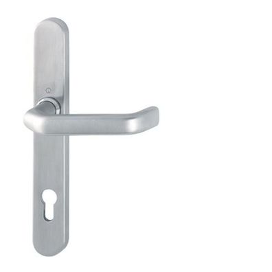 Hoppe Halbgarnitur Liverpool Schmalschild Edelstahl matt für Rahmentüren PZ