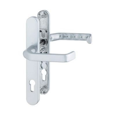 Hoppe Liverpool 1313G/3357N Alu F1 Türdrücker Langschildgarnitur Türgriff Klinke