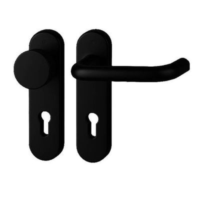 Paris Hoppe Feuerschutzgarnitur Wechselgarnitur Kurzschild PZ 72 tiefschwarz