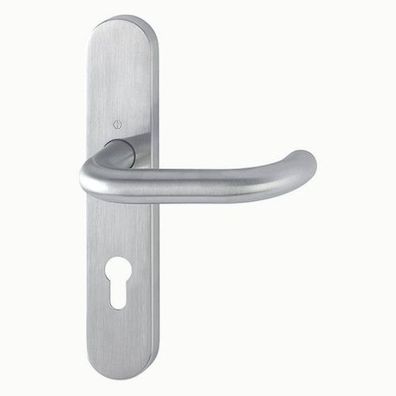 Hoppe Paris FS-E138/353H Feuerschutz Wechselgarnitur Langschild PZ 72 Edelstahl matt