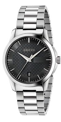 Gucci G-Timeless Herrenuhr aus Edelstahl Model YA126457