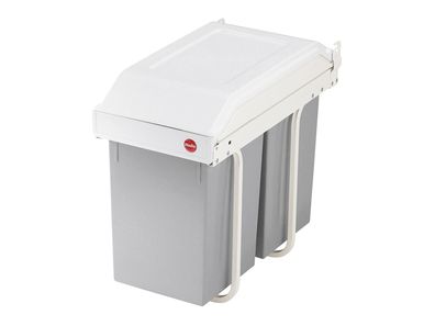 HAILO Einbaueimer Multi-Box duo L 2x14l weiß