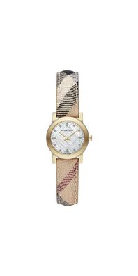 Burberry The City Damenuhr gold braun