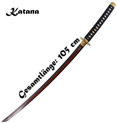 NEU Samurai Katana Schwert 105cm groß für Cosplay Sammler Japan Fans LARP Otaku