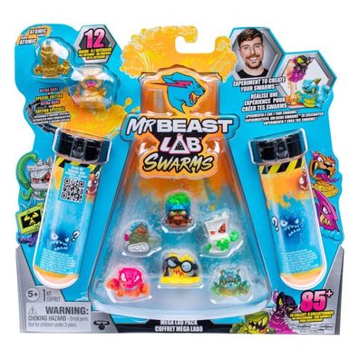 Mr. Beast Lab Swarms Minifiguren 12er-Pack Mega Lab 2 3 cm Sortiment (4)