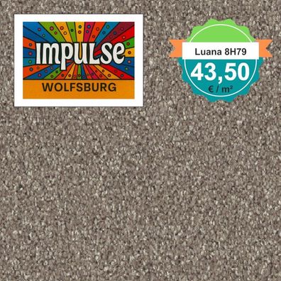 Vorwerk Luana 8H79 Velours 400 oder 500 cm breit - keine Versandkosten