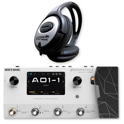 Hotone Effektgerät Ampero II Amp-Modeler mit Kopfhörer