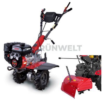 Motorhacke Set Weima WM1000N-6 Benzin 7 PS Gartenhacke Bodenfräse Gartenfräse