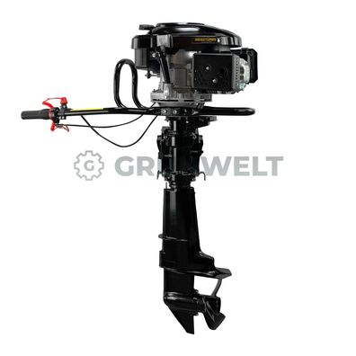 Grünwelt GW-200FCR Außenbordmotor 6.5 PS 1R/1V 4-Takt Bootsmotor Ersatzpropeller