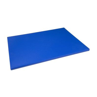 Hygiplas Schneidebrett groß 450x600x20mm extra dick in blau für rohen Fisch