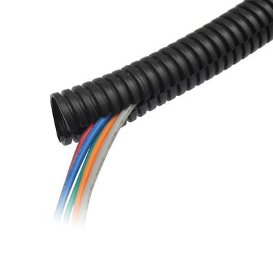 Geschlitztes Wellrohr Kabelschutzschlauch Schutzrohr Schlauch Meterware