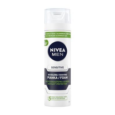 Nivea Men Sensitive Rasierschaum - Sanfte Rasurpflege, 200 ml