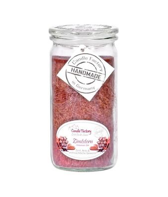 Mini-Jumbo Duftkerze im Weckglas, Zimtstern 1 St