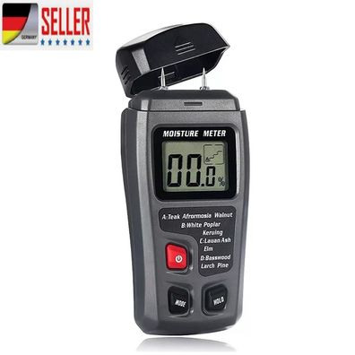 LCD Feuchtigkeitsmesser Messgerät Holz Feuchte Messer Messen DHL
