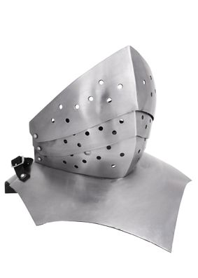 Gotische Halsberge, 15. Jahrhundert, 1,6 mm Stahl