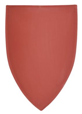 Wappenschild aus Stahl, Rohling zum Selbstbemalen