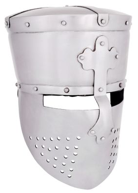 Kreuzritter Helm, Templerhelm, ca. 1200, 1,6 mm Stahl