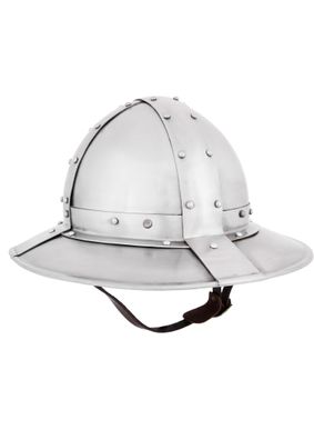 Eisenhut mit Bändern, 14. Jh., 1,6 mm Stahl