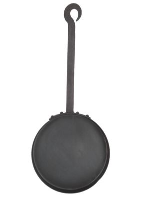 Rustikale Bratpfanne mit langem Griff