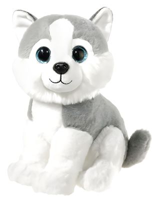 Heunec Misanimo Husky mit Glitzeraugen Größe 23 cm