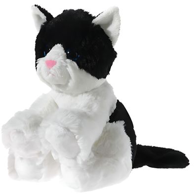 Heunec Misanimo Glitter-Kitty Babykatze schwarz/weiß Größe 24 cm