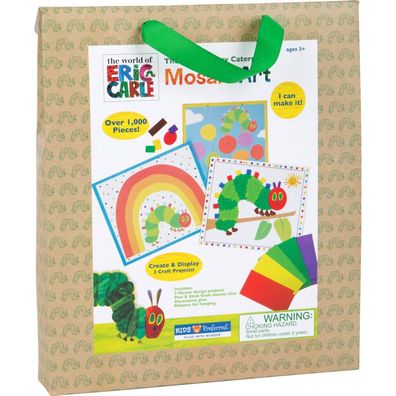 Raupe Nimmersatt Bastelset Mosaik