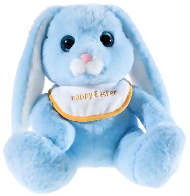 Heunec HASE Milchschnute blau mit Lätzchen Größe 25 cm