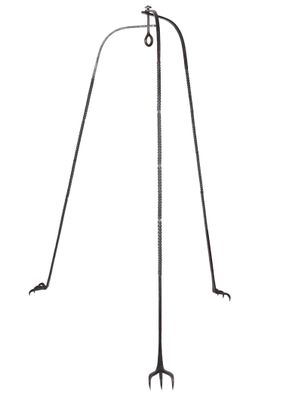 Großes Dreibein, handgeschmiedet, ca. 155 cm