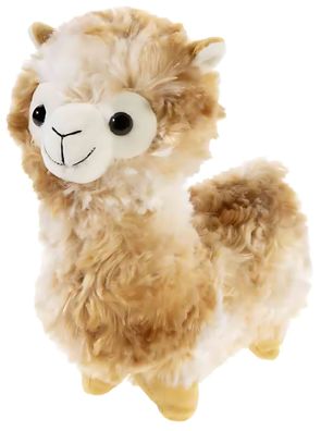 Heunec LAMA stehend zweifarbig karamell Größe 18 cm