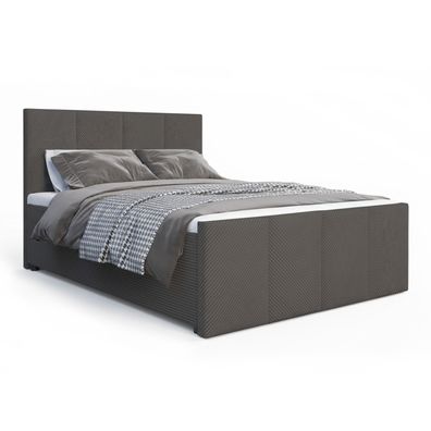Milano Boxspringbett mit Bettkasten & Matratze - Komfortbett inkl. 7-Zonen Topper