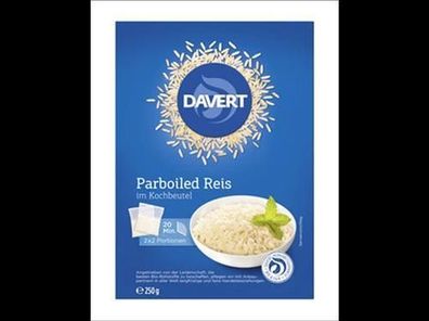 Davert 6x Parboiled Reis im Kochbeutel 250g 250g