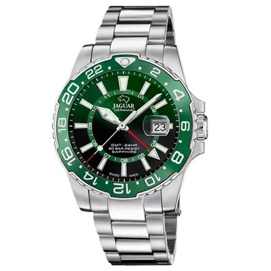 Jaguar - J1011/3 - Armbanduhr - Herren - Quarz - Ceramic GMT