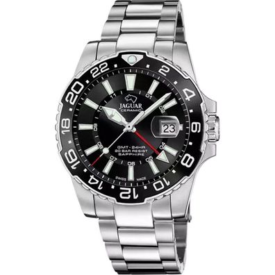 Jaguar - J1011/6 - Armbanduhr - Herren - Quarz - Ceramic GMT